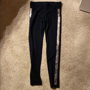 Justice Black flippy sequin pants